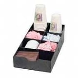 AVTVFCC169 - Condiment Caddy,7 Compartments,8-3/4x16x5-1/4,Black