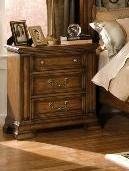 Rustic Oak Finish Nightstand