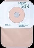 Cymed 9385429 8 Inch One-Piece Opaque Drainable Pouch with MicroSkin Barrier For 1.125 Inch Stoma - Box of 15
