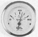 Teleflex Marine Signature Series Lido Oil Pressure Style 0-80 Psi