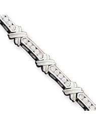 Sterling Silver CZ Bracelet