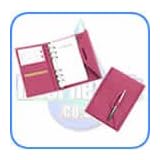 Cross Autocross Leather Personal Agenda with Pen Pink
