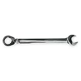 Westward 1LCK2 Ratcheting Combination Wrench, 12 Pt, 21mm