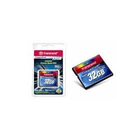 Transcend Information Flash Memory Card 32 Gb Compactflash Card Read(Mb/S):86.16 Write New