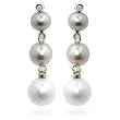 14k Gold Multi-colored Freshwater Pearl Earrings