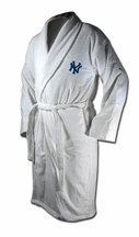 New York Yankees White Unisex Robe