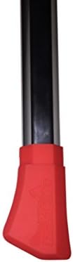 LAXe Handle - Lacrosse Stick End Cap for Shaft (Red)