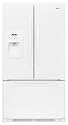 AFI2538AEW Amana 24.8 cu. ft. French Door Bottom-Freezer Refrigerator with Ice/Water in Door - White