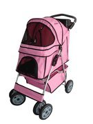 Pink Heavy Duty Pet Stroller