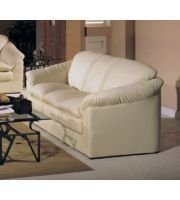 Metropolitan Ivory Regenerated Leather Match Sofa by Acme - 5515