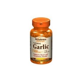 Garlic 1500 mg Softgels Odorless, by Sundown - 100 Softgels