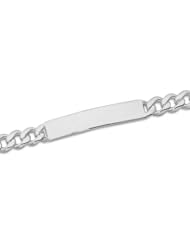 CleverSilvers 8 Inch 220 Curb Id Bracelet