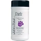 Dog Dental Wipes - John Paul Pet Tooth & Gum Wipes - 45 Count
