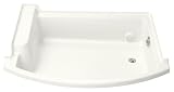 KOHLER K-1035-H2-0 BodySpa Eight-Jet System, Alcove Footbath, White
