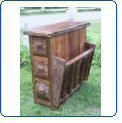 Groovystuff Teak Wood Rockport End Table - Right