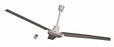 from Vinco 56 Industrial Ceiling Fan with 3 Metal Blades and 5 Speed Controller Model Kansas