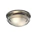 Bathroom Fan Light, Satin Nickel