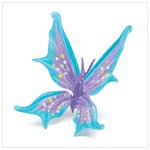 21hXwpZoaGL. SL160  CRYSTAL GLASS KEEPSAKE LAVENDER BUTTERFLY COLLECTIBLE