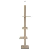 ABC Pet 21022 3-Tier Cat Climbing Tree, Tan