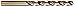3/16", Cobalt Steel, Jobber Drill Bit, 3-1/2" Overall Length, Straw/Bronze Drill Bit Finish - 1 Each