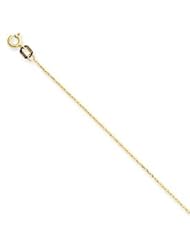 14k Gold Carded Cable Rope Chain 18 Inches