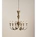CC-9673 Revelation Chandelier, Silver by Currey & Company DISCONTINUED NO RETURNS