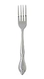 RiverRidge Home Products Rose Monogrammed 46-Piece Flatware Set, Service for 8, G