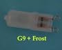12 pcs G9 120v 50W Frosted Crispy Halogen Light Bulbs