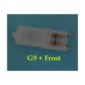 12 pcs G9 120v 40W Frosted Halogen Light Bulbs by CBconcept DeSign