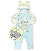 3 Piece Pure Cotton Tiny Tatty Teddy All-in-One