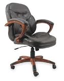 Dakota Designs 2UMV6 Midback Leather Chair, Poly, Burgndy