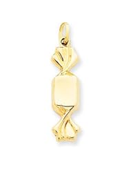 14k Gold Wrapped Candy Piece Charm