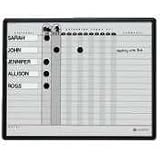 Boone Composite Frame GlassCoat In/Out Board, 15 Spaces, 18in.H x 24in.W