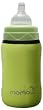 Momo Baby 3-Pack Wide Neck Thermal Glass Bottle Hugger, Green, 9 Ounce