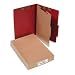 ACCO 16034 ACCO Pressboard 25-Point Classification Folder, Lgl, 4-Section, Earth Red, 10/Bx