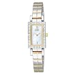 Citizen #EG2584-57D Women's Eco-Drive Silhouette Diamond Accented Two-Tone Dress Watch