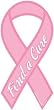 Find the Cure Breast Cancer Awareness 8" Ribbon Car Magnet