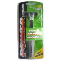 Super Max power disposable razor for men - 1 ea