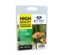 JET TEC wiederbefüllte hp-Tintenpatrone C8721EE, schwarz VE=1
