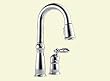 Delta 9955-DST Victorian Single Handle Pull Down Bar/Prep Faucet Chrome