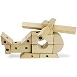 WIDU Magnetic Wooden Building Blocks Discovery Set, 30 Piece