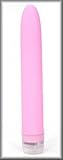 7 Inch Velvet Touch Waterproof Massager - Multi-Speed - Pink