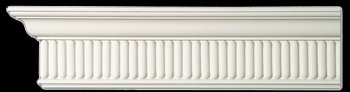 Cornice, White Urethane Foam Ornate 6