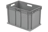 Akro-Mils Straight Wall Container Solid 23-3/4X15-3/4X16-1/8. Package of 2