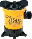 Capacity 1000 Gph AMPs 3.6 Mayfair Cartridge Bilge Pumps