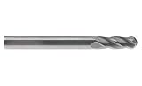 1/16 4 Flute Single End Ball Carbide End Mill
