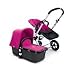 2008 Bugaboo  Cameleon Stroller Complete with Dark Brown Base Pink Canvas Top