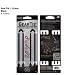 Nite Ize GT12-2PK-01 12-Inch Gear Tie, Black, 2-Pack