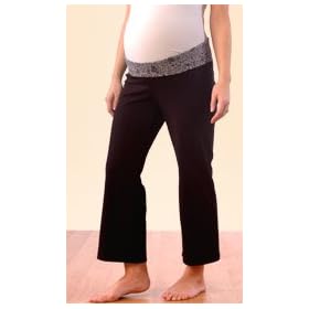jersey knit maternity active crop