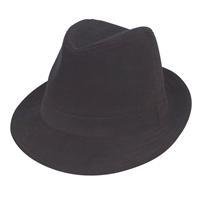 Black Corduroy Trilby Available in Sizes 56, 57 and 58cm